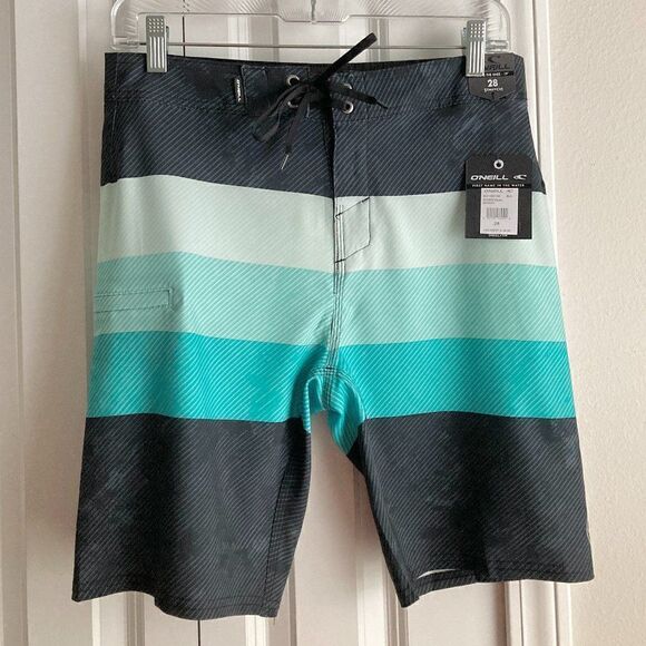 O'Neill Men's Hyperfreak Above The Knee Stretch Board Shorts NWT size 28